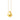Thomas Sabo Organic Drop-Shape Necklace in 18K Yellow Gold Plated Sterling Silver