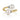 Gabriel & Co. 14k White-Yellow Gold Bujukan Bypass Pearl Ring
