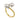 Gabriel & Co. 14k White-Yellow Gold Bujukan Bypass Pearl Ring