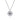 Gabriel & Co. 925 Sterling Silver Sapphire and Diamond Evil Eye Pendant Necklace