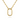Gabriel & Co. 14K Yellow Gold Chain Necklace with Rectangle Drop