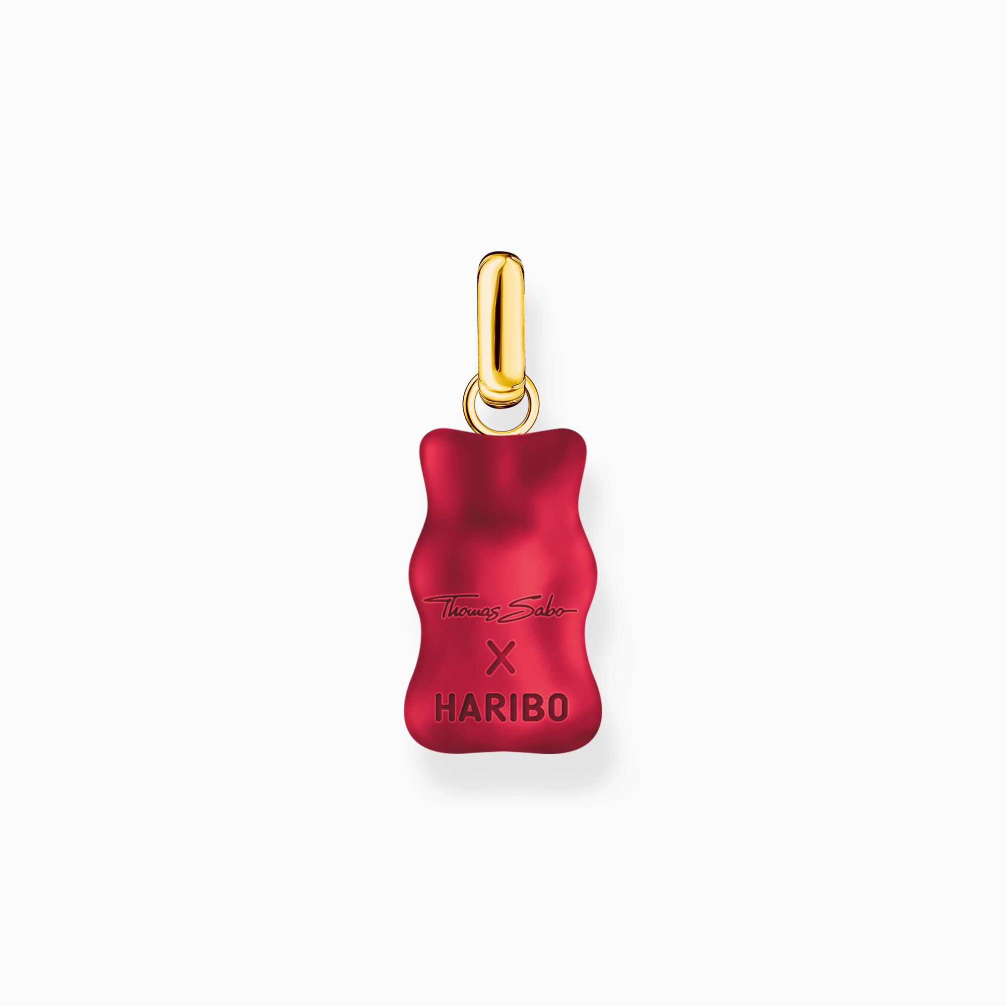 THOMAS SABO x HARIBO: Large Goldbear Red Pendant, Vermeil