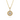 Gabriel & Co. 14K Yellow Gold Bujukan Diamond and Mother of Pearl Medallion Pendant in size 18mm With Detachable Bail