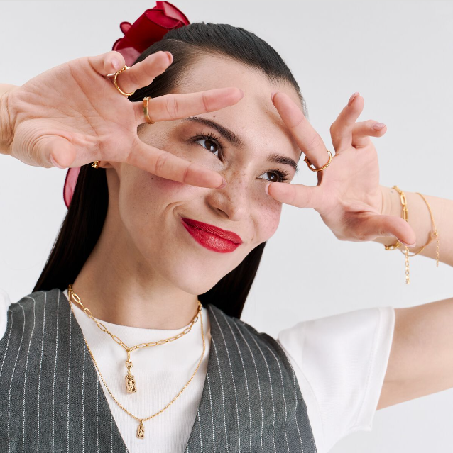 THOMAS SABO x HARIBO: Gold-plated Necklace with HARIBO Goldbear