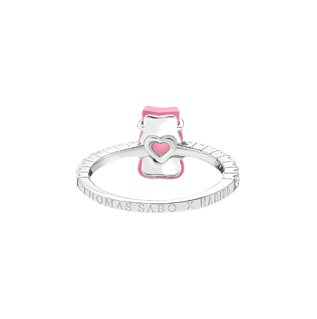 THOMAS SABO x HARIBO: Ring with Goldbear Pink Mini