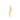 Estate 10K Yellow Gold Italian Horn Charm Pendant