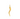 Estate 10K Yellow Gold Italian Horn Charm Pendant