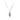 Sterling Silver 1.00ct Marquise-Cut Lab-Grown Diamond Bezel Set Necklace