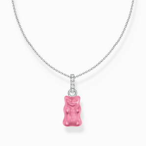 THOMAS SABO x HARIBO: Necklace with Goldbear Pink