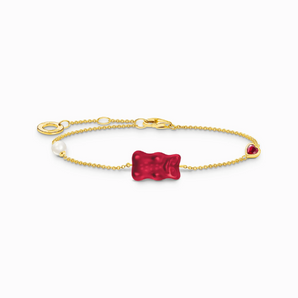 THOMAS SABO x HARIBO: Bracelet with Goldbear Red