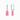 THOMAS SABO x HARIBO: Large Single Hoop Earring with Goldbear Pink