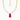 THOMAS SABO x HARIBO: Link Necklace with Goldbear Red