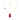 THOMAS SABO x HARIBO: Necklace with Goldbear Red