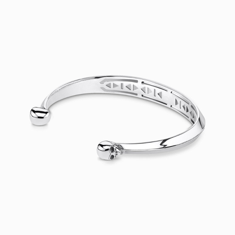 Thomas-Sabo Sterling Silver Skull Bangle