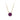 Vintage 14K Yellow Gold Lab Grown Color Change Sapphire Necklace