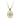 Estate 14K Yellow Gold Oval Crystal Opal Pendant