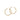 Estate 14K Yellow Gold Satin Diamond-Cut 30mm Tube Hoops