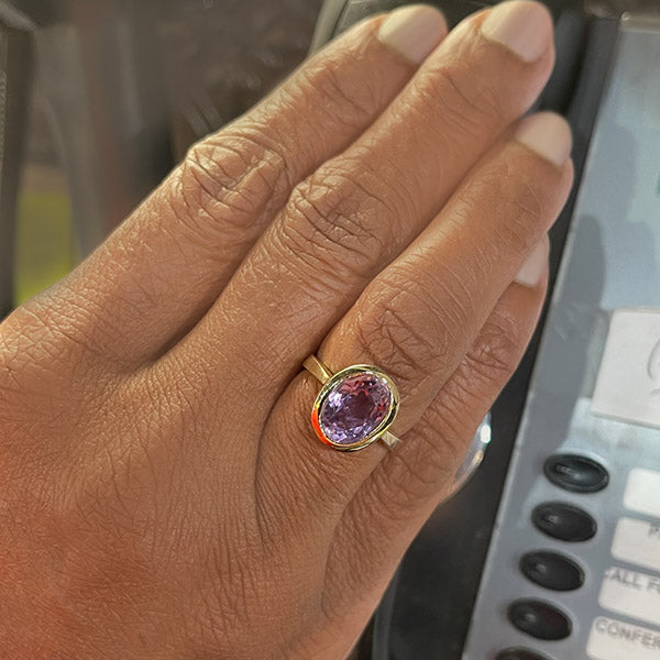 Estate 14K Gold Amethyst Ring