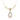 Estate Italian 18K Yellow Gold Pear-Shape Mabe Pearl Enhancer Pendant