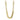 Estate 18K Yellow Gold 5mm Solid Curb Chain, 20.5"
