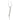 Estate 14K White Gold Diamond Vertical Double Bar Slider Pendant