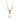Estate 14K Yellow Gold Pearl and Diamond Pendant