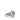 Estate 18K White Gold Lavender Chalcedony and Diamond Halo Ring