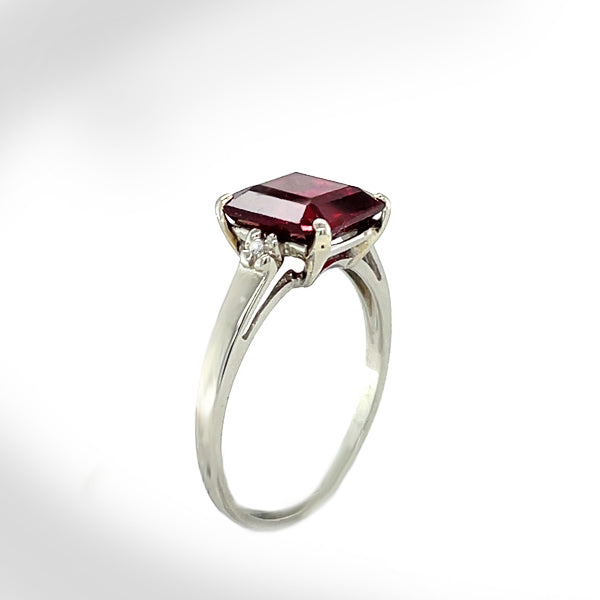 Estate 14K Synthetic Ruby Ring