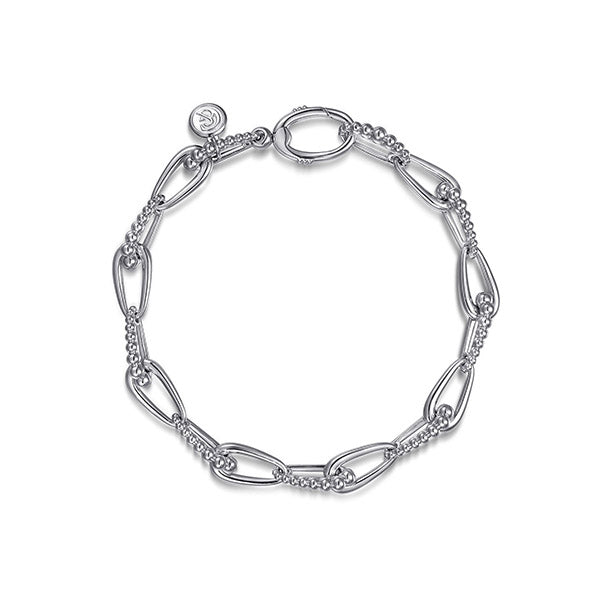 Gabriel & Co. Sterling Silver Open Link Chain Bracelet