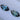 marquise-cut teal sapphires