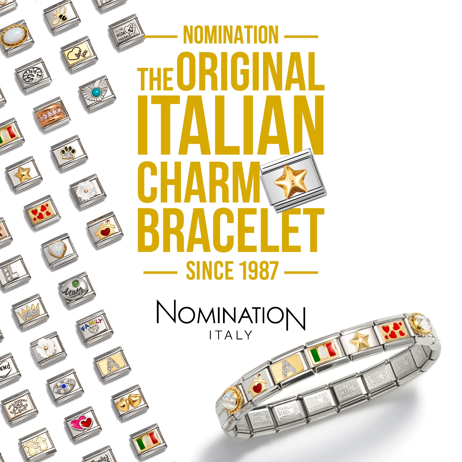 nomination italy the original charm bracelet
