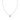 Thomas Sabo Sterling Silver Necklace Drop-Shaped Pendant with White Zirconia
