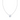 Thomas Sabo Sterling Silver Necklace Drop-Shaped Pendant with White Zirconia