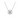 Gabriel & Co. Sterling Silver Round Filigree White Sapphire Pendant Necklace