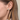 Gabriel & Co. Sterling Silver and 14K Yellow Gold Bujukan Shrimp Criss Cross J Hoop Earrings