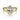 Gabriel & Co. Ettie 14K Yellow Gold Bezel Prong Oval Diamond Engagement Ring