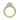 Gabriel & Co. Ettie 14K Yellow Gold Bezel Prong Oval Diamond Engagement Ring