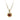 Upcycled Antique 14K Yellow Gold Garnet Floral Pendant