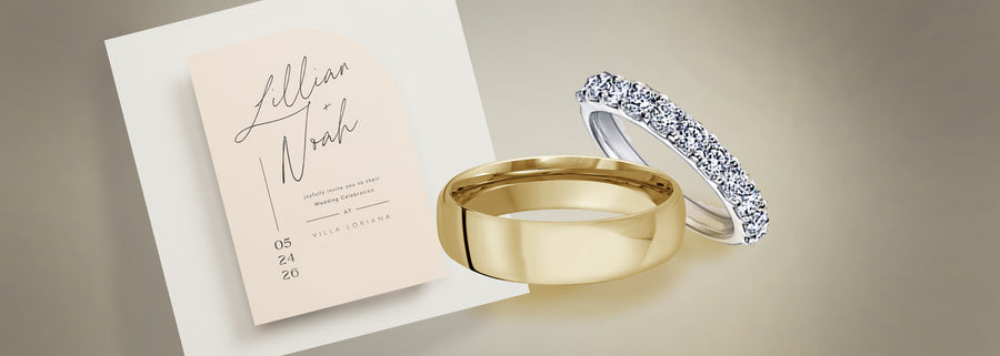 yellow gold gold wedding rings