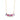 10K Yellow Gold Amethyst and Rhodolite Garnet Curved Bar Necklace