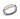 6mm 14 karat white and rose gold ring with satin finish inlay