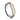 6mm 14 karat white and rose gold ring with satin finish inlay