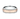 6mm 14 karat white and rose gold ring with satin finish inlay