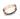 6mm rose gold flat ring with satin finish