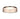 6mm rose gold flat ring with satin finish