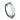 6mm white gold flat ring with satin finish