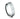 6mm white gold flat ring with satin finish