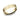 6mm yellow gold flat ring with satin finish