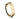 6mm yellow gold flat ring with satin finish