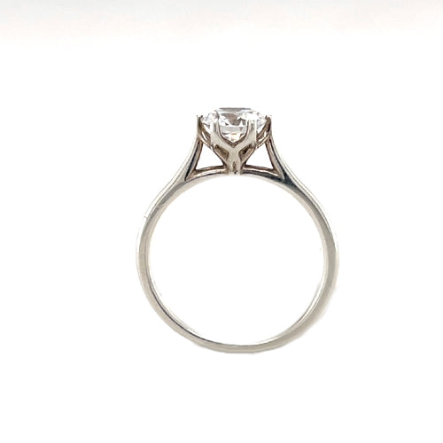 Platinum Bijoux Love Six Claw Solitaire Engagement Ring